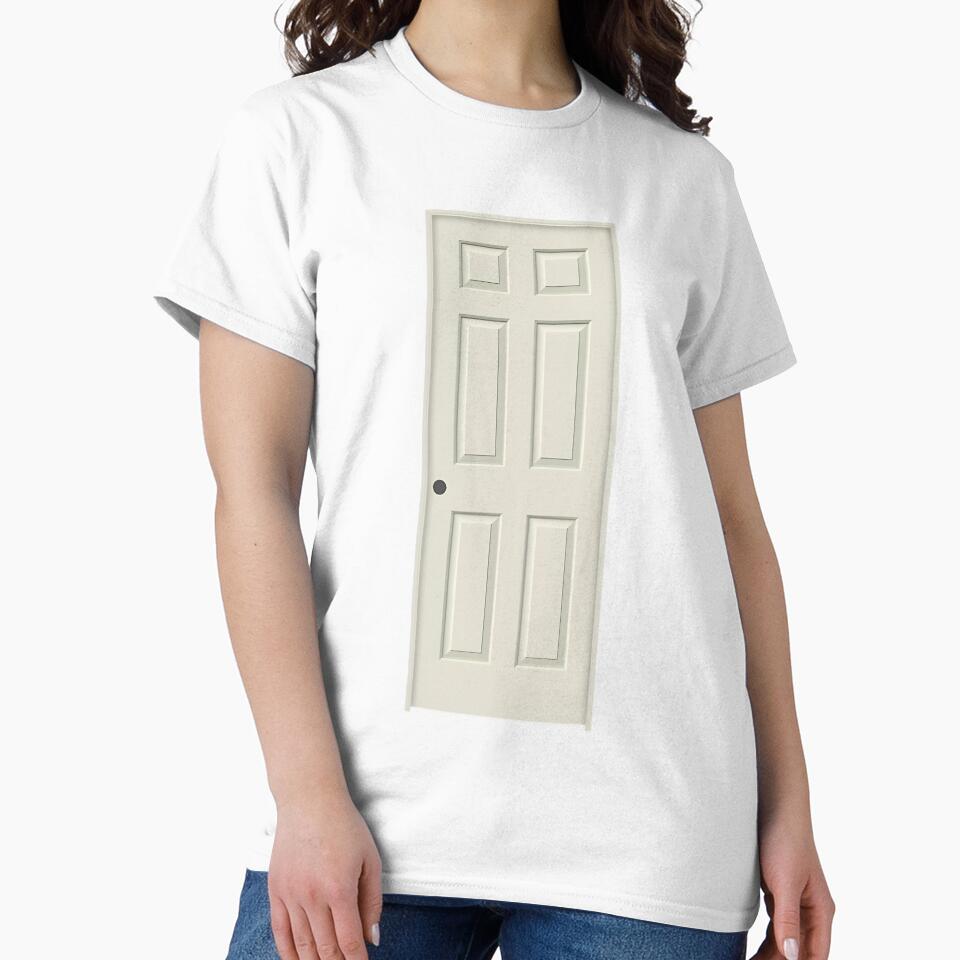 White Open Door Realistic Art by bmzhwgfppqh13