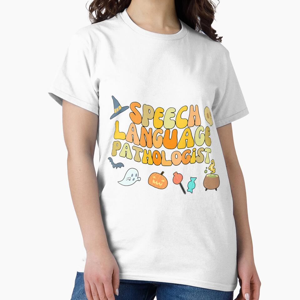 Speech Language Pathology Retro Halloween Speech Therapy by nonstopnightlif