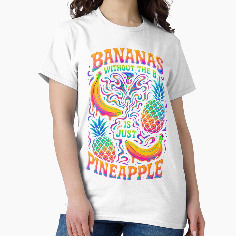 Bananas Without the B – Trippy Psychedelic Art by BrBrDesign