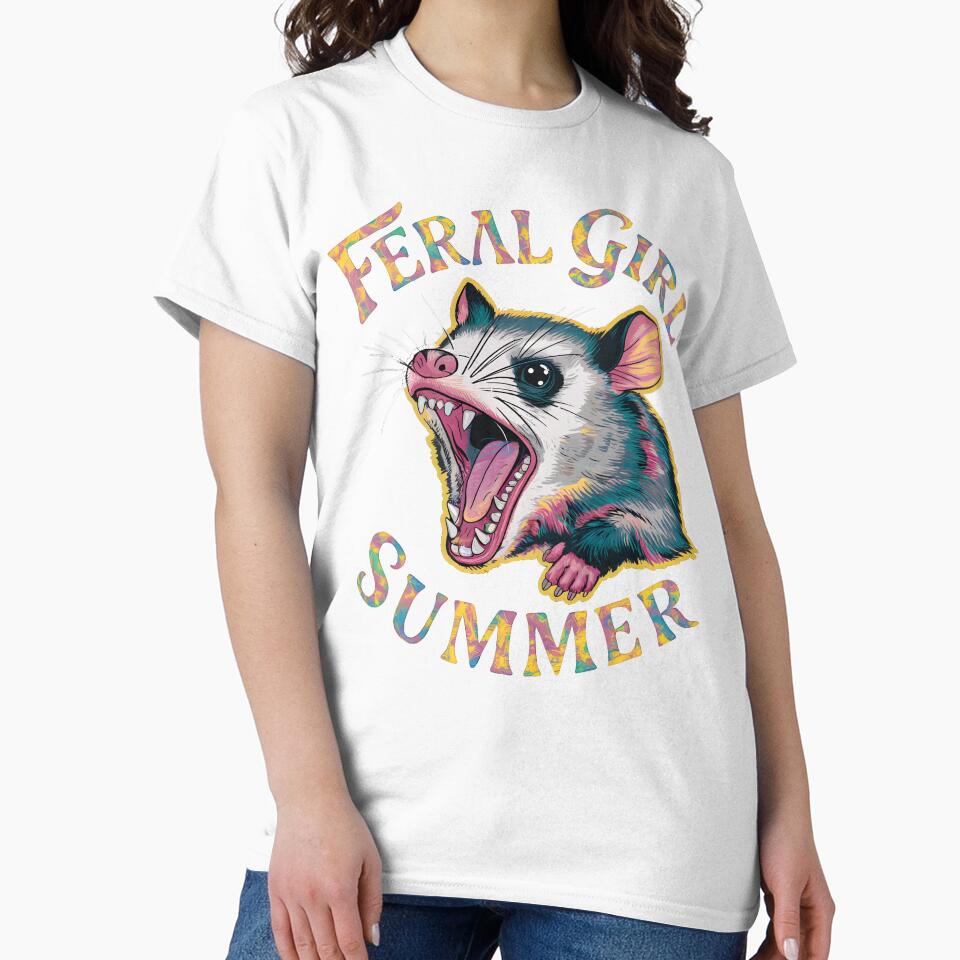 Feral Girl Summer Classic Possum by YourPassionArt