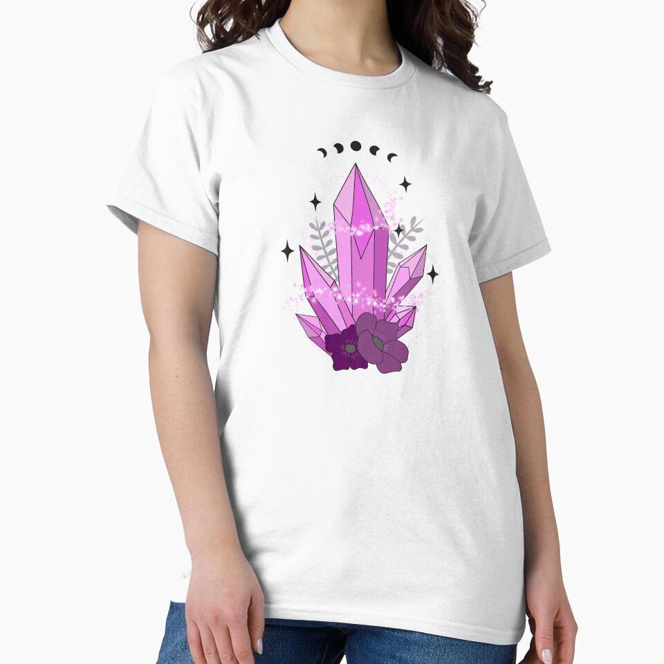 Pink Magical Crystals by RosieLeaArtist