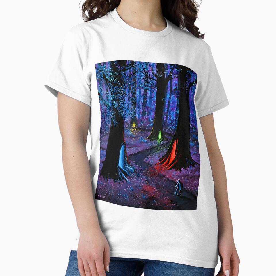Spooky Glowing Forest Eerie Night Woods by oundzcxem96