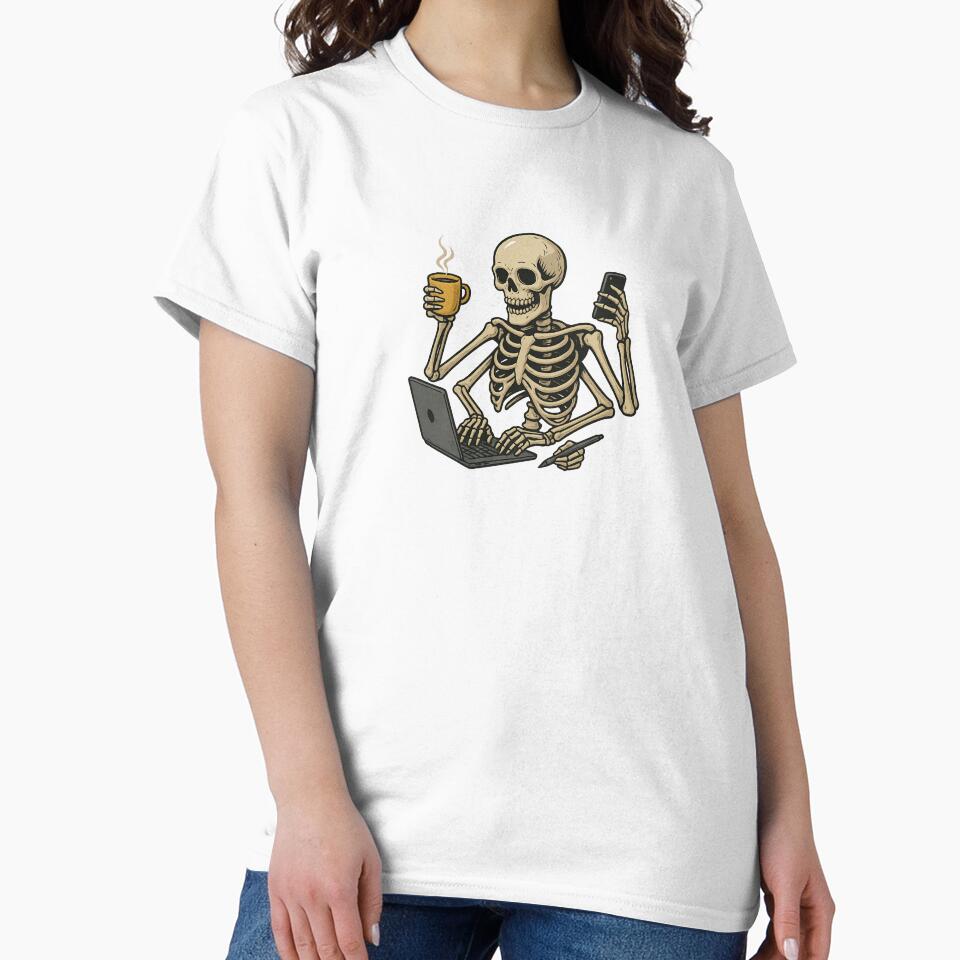 Overworked Skeleton by SilknMarble
