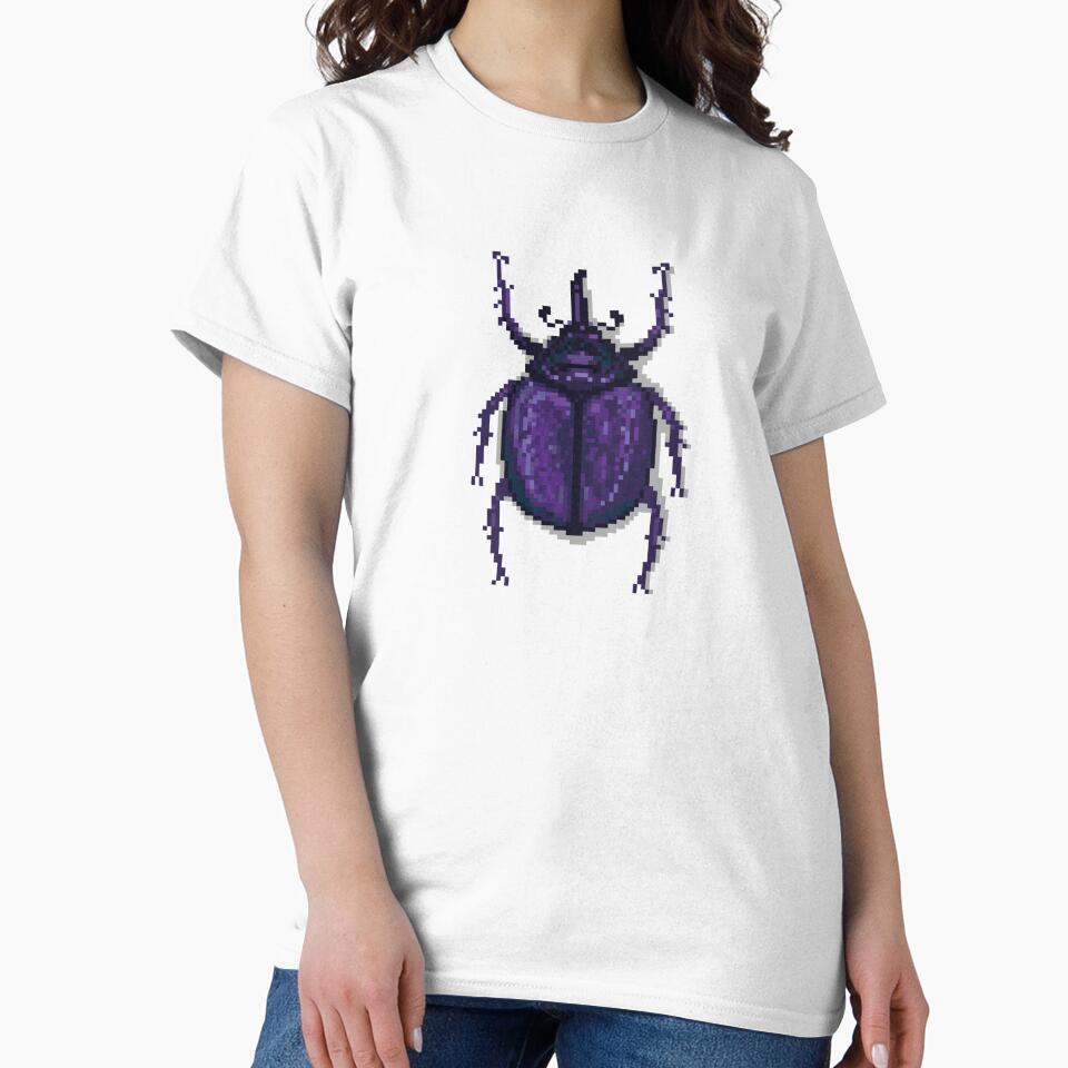 Pixel art beetle nº 54 by Kanistamps