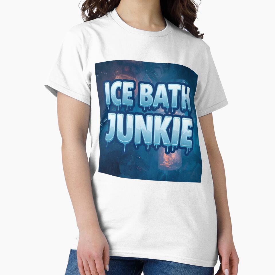 Ice Bath Junkie Shirt – Cold Plunge & Wellness Lifestyle Tee by FitEnvy
