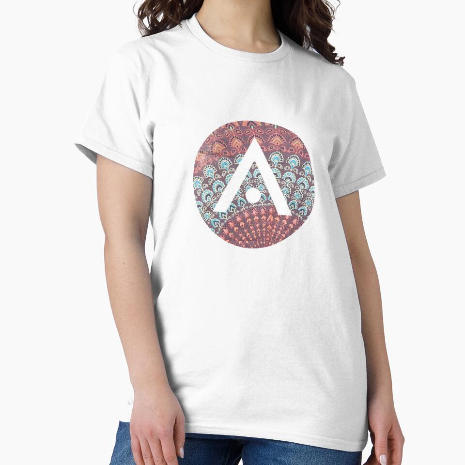 Red and Blue Boho Aveda Logo by Dalaura
