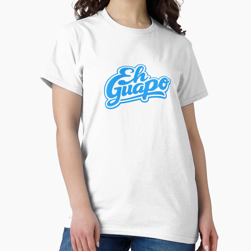 Hey Guapo - Blue Retro Logo by shawachester