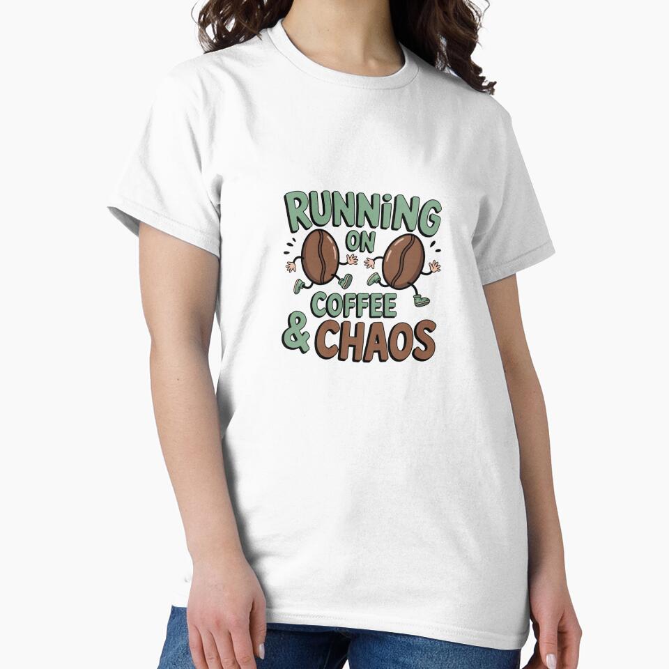 Running On Coffee And Chaos Mom Life Coffee Sticker by Lulunza