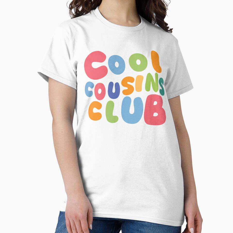 Cool Cousins Club Typography Shirt – Matching Cousins Family Tee by PixelWaveBD