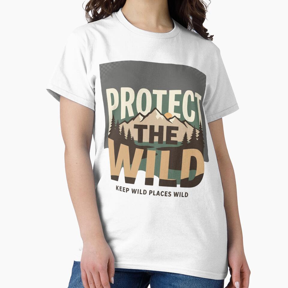 Protect the Wild | Premium Wilderness Conservation Artwork by Amr Darwish Graphic designer