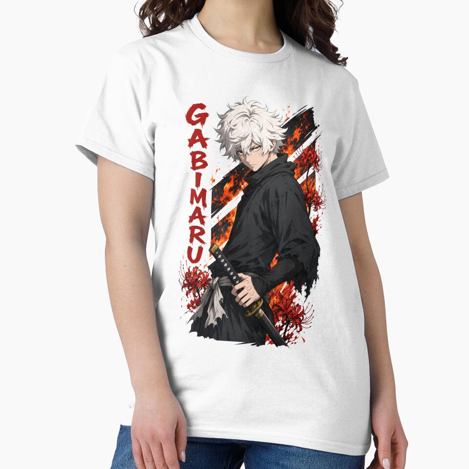 White Hair Shinobi Katana Red Spider Lily Flame Art by sidki-SDK