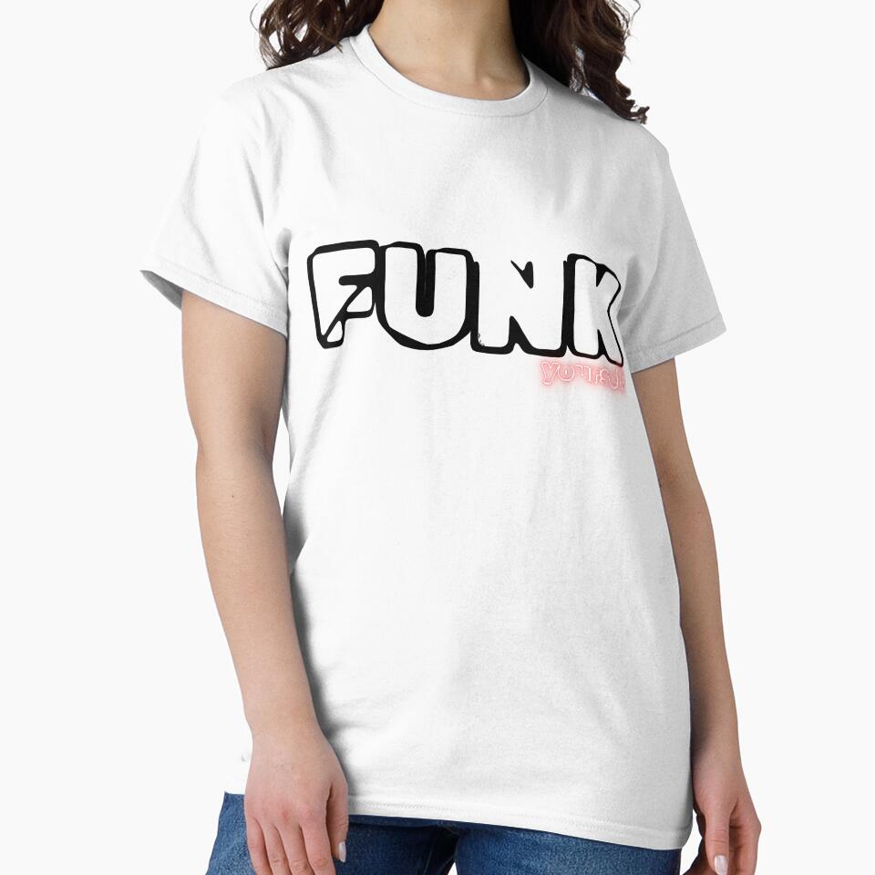Retro Funk Yourself Face A | Vintage Music Vibes Statement Apparel by SeNsArtGallery