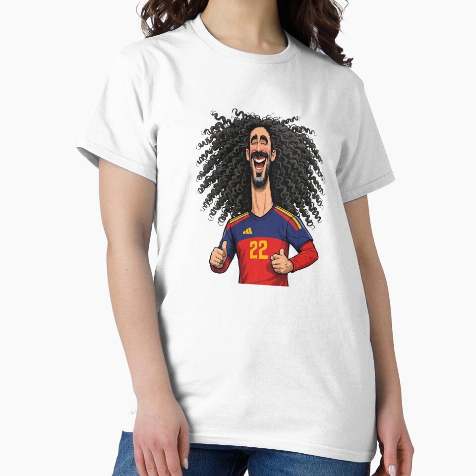 Marc Cucurella Spain National Football Team No 22 Caricature by RuangkataDS