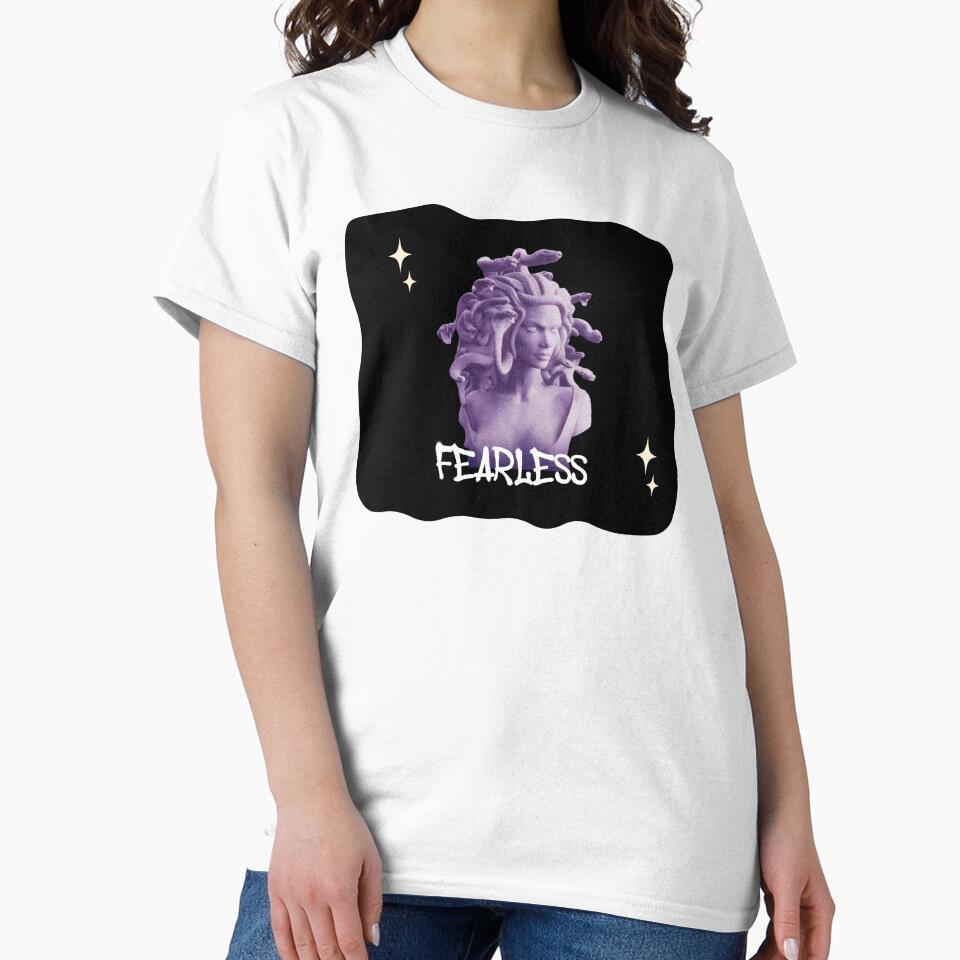 Fearless – Medusa Mythology Aesthetic Design by Blooom-studio