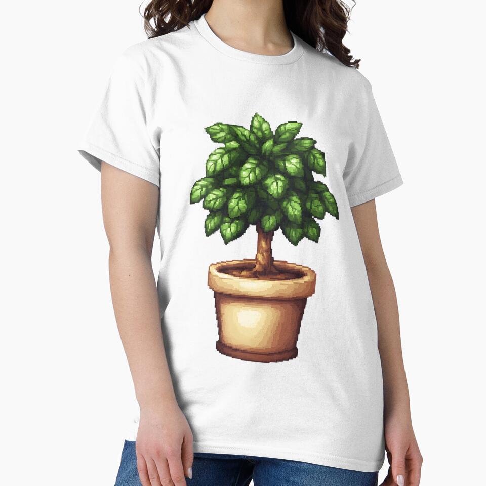 Pixel Art Potted Plant by bapupa
