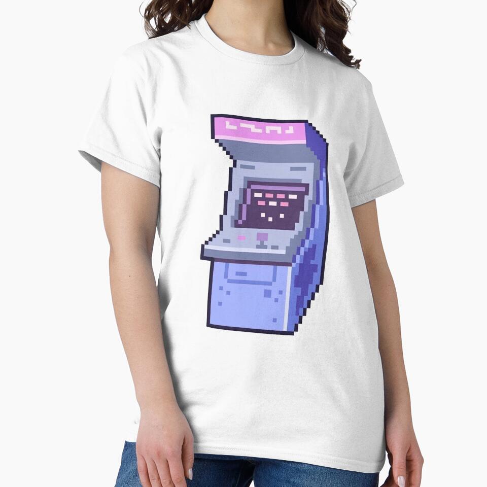 Retro Arcade Cabinet Pixel Art Design by The-SilentPlace