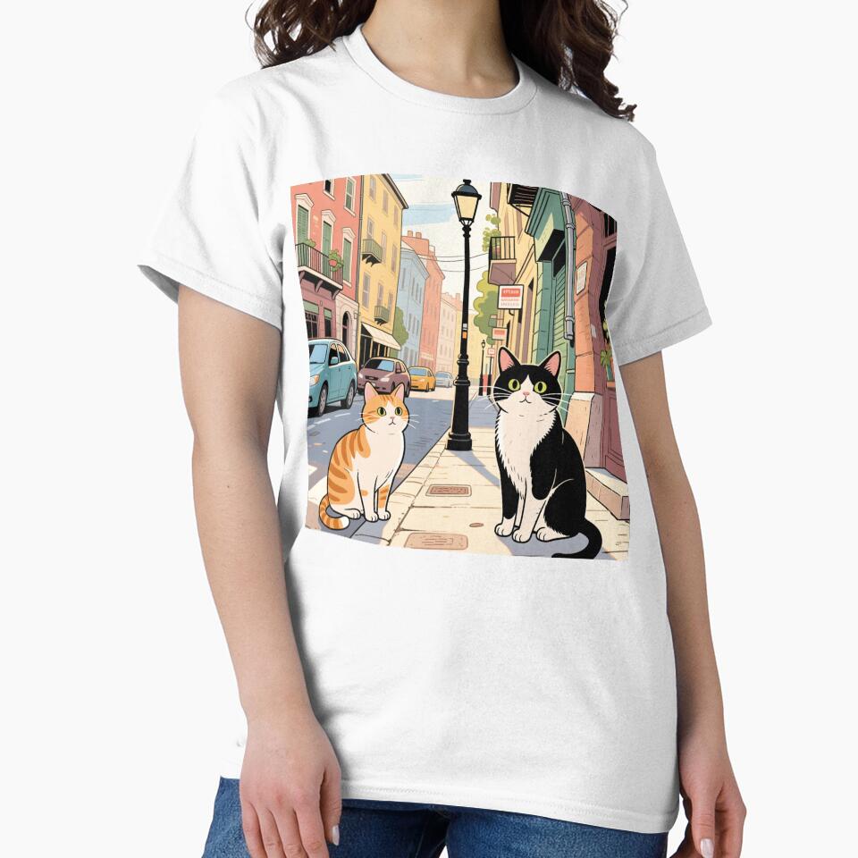 Street Cats – Urban Cool Cat Graffiti Style Design by MerlinWear