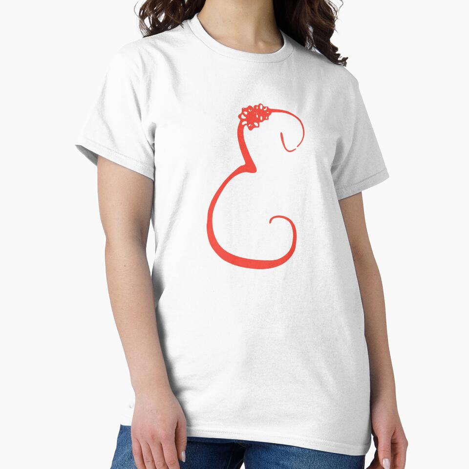Floral Initial monogram E by Creative-draw