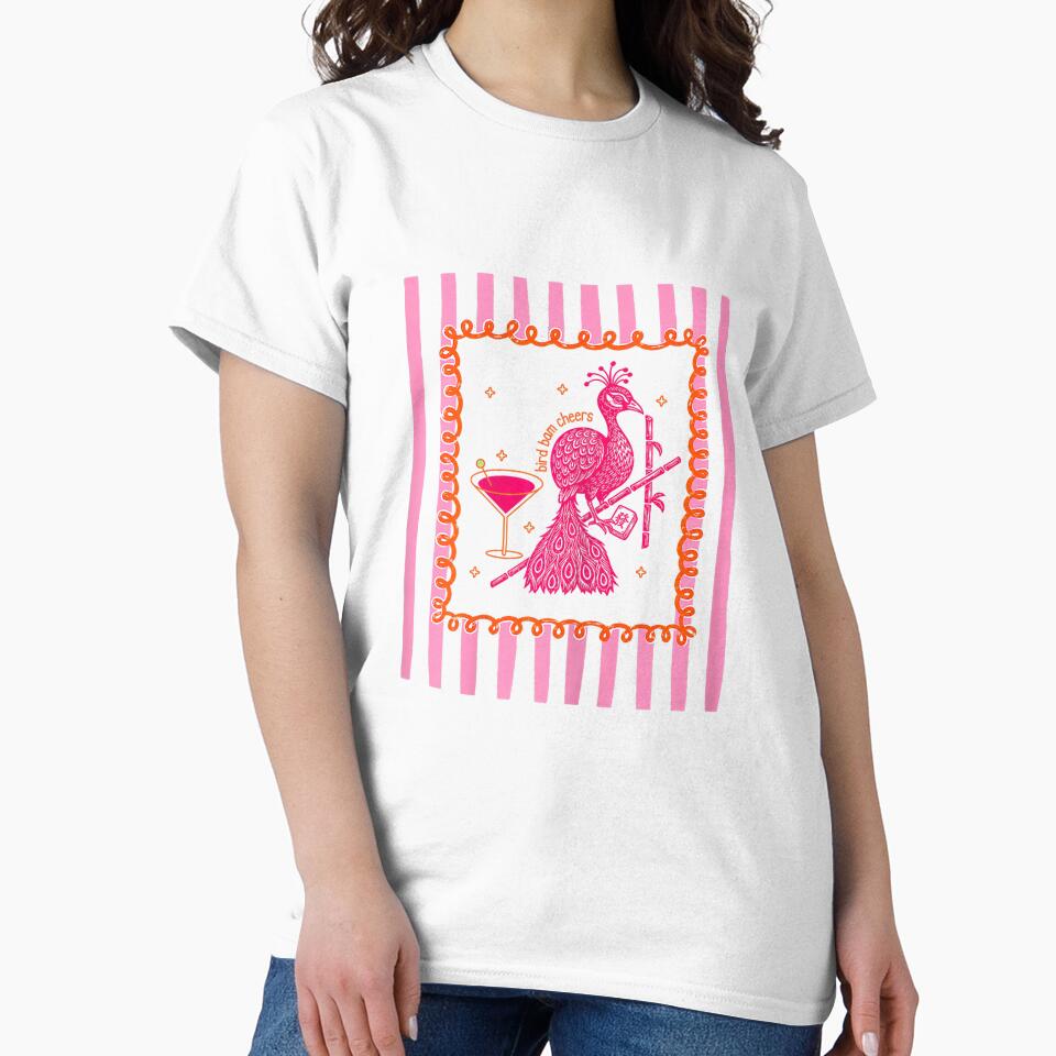 Mahjong Bird Bam Cheers Preppy Shirt Mah Jong Player Wine by ArleneRowe