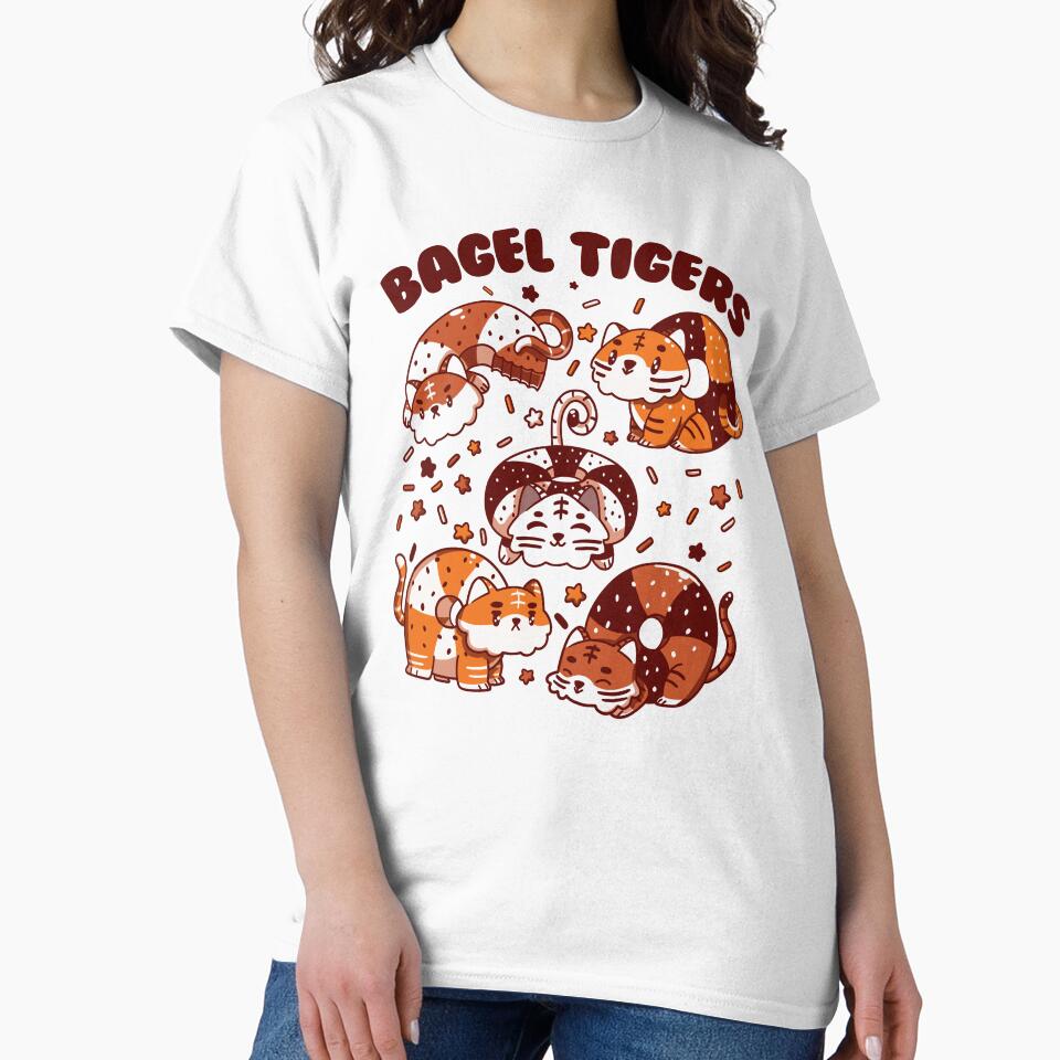 Bagel Tigers Breakfast Animals by Tobe Fonseca by Tobe Fonseca®