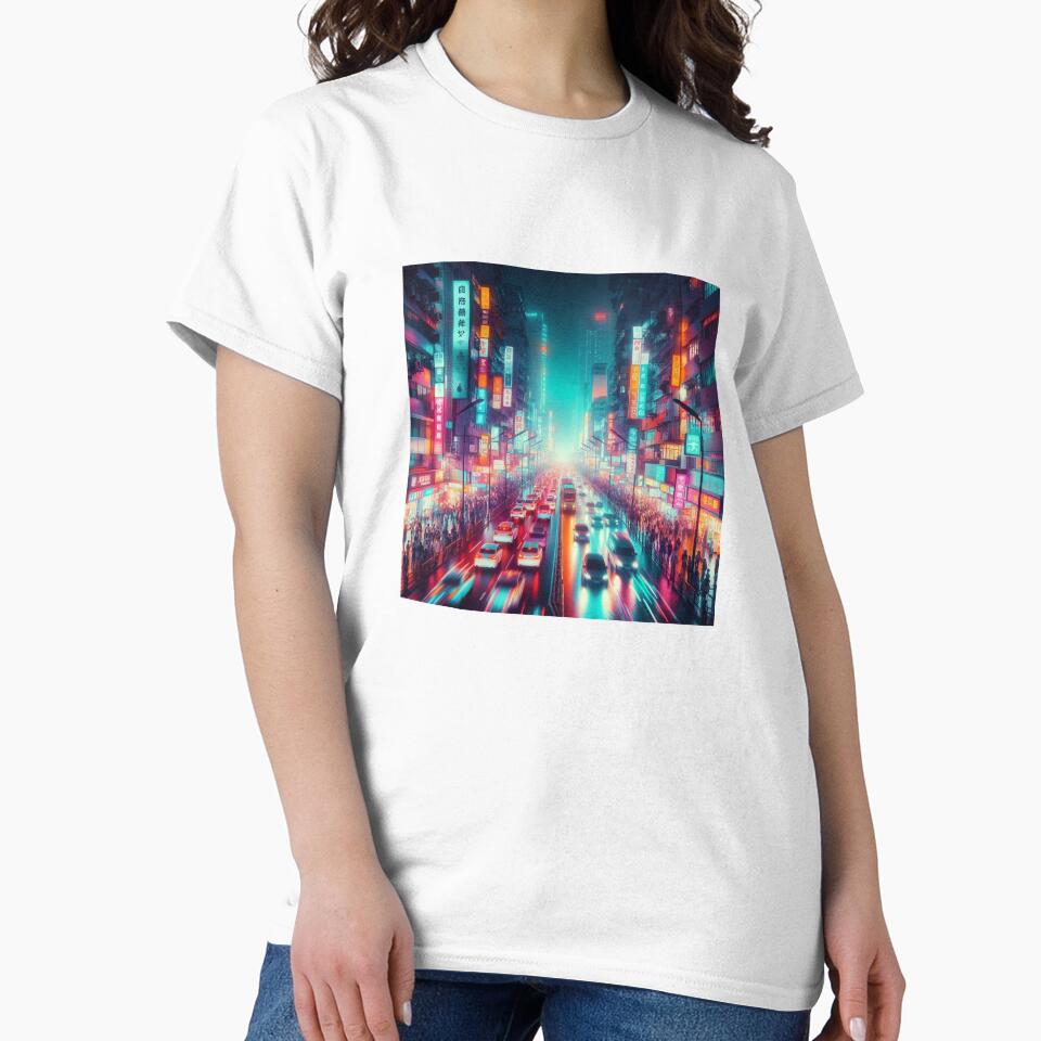 Neon Night Street by artistree98