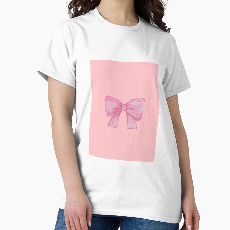 Pink bow by artsbyanna16
