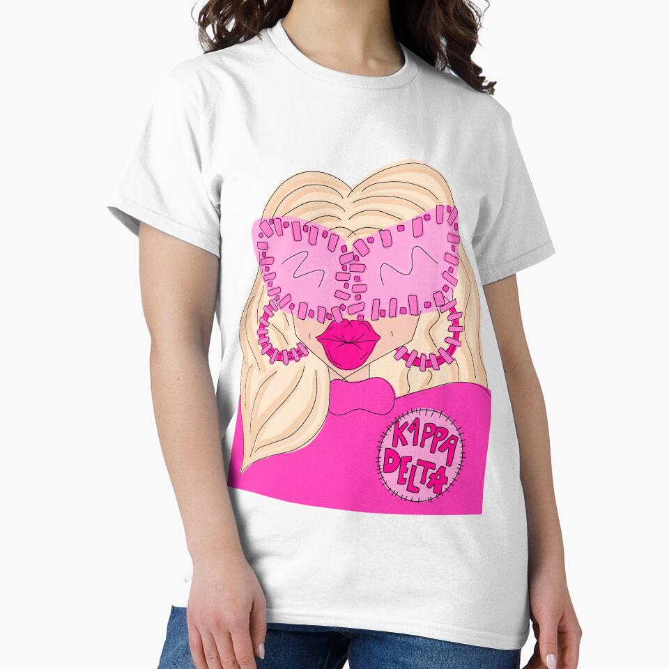 Preppy pink portrait girl by SUUSCK ★