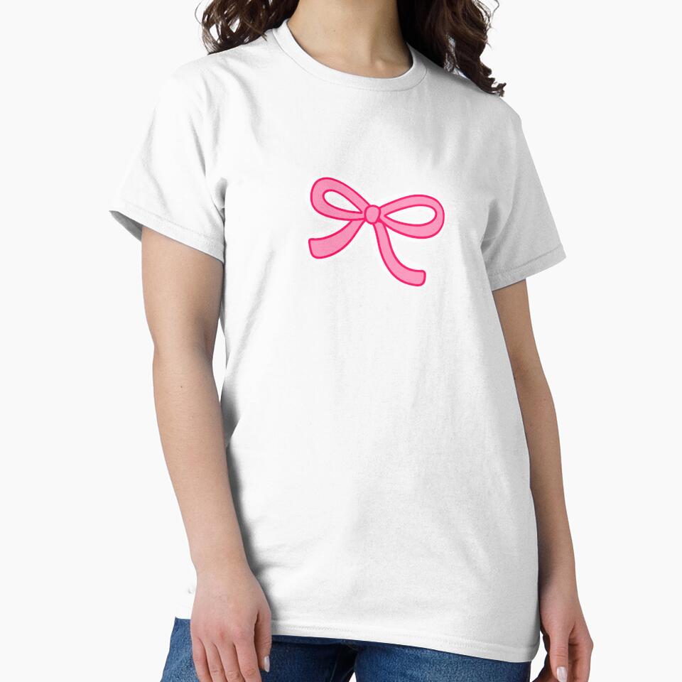 Pink Coquette Ribbon Bow Sticker Graphic Soft Girl Aesthetic Art by somimalikkk