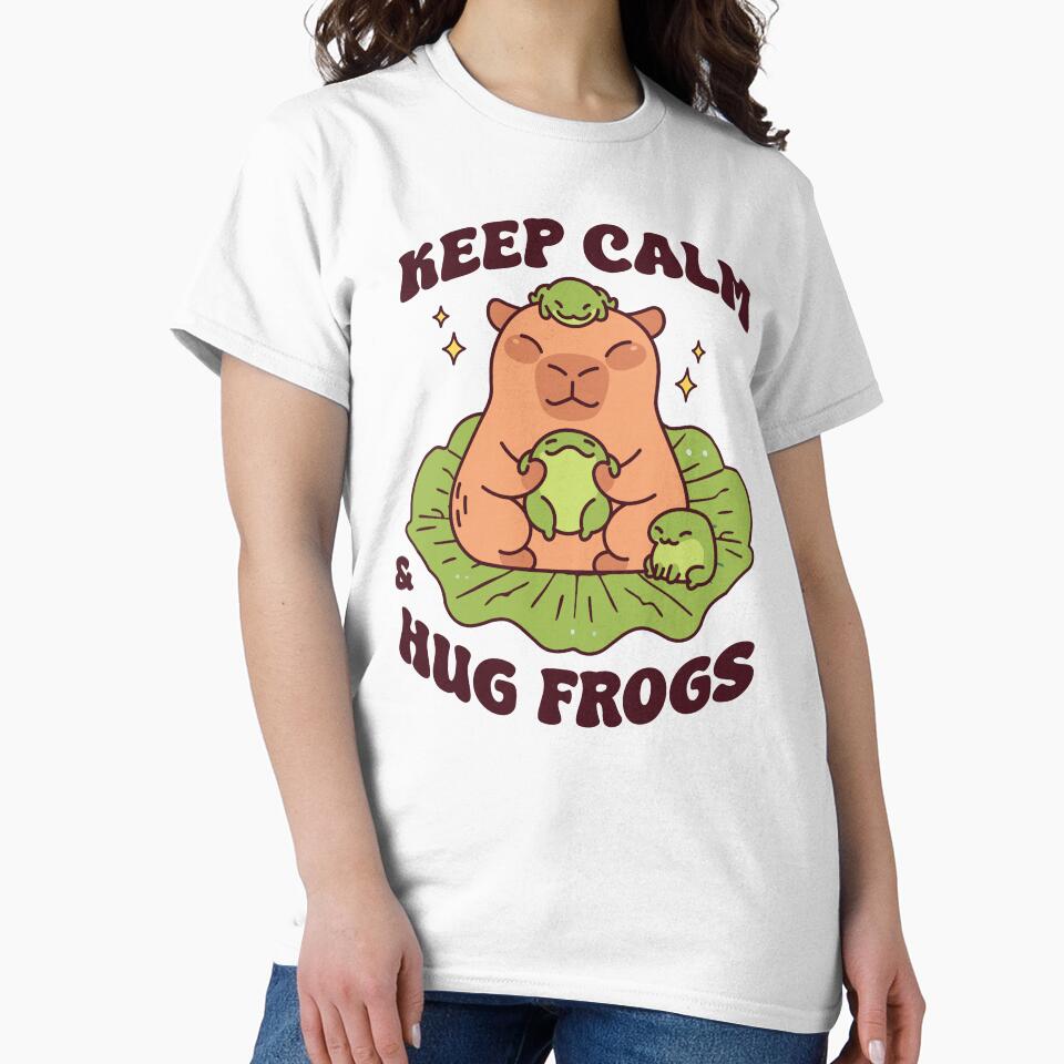 Keep Calm and Hug Frogs by chillaxcats