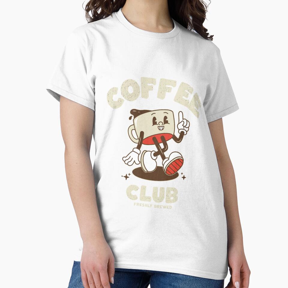 Coffee Club Retro Mug Mascot by Colorful-Garden