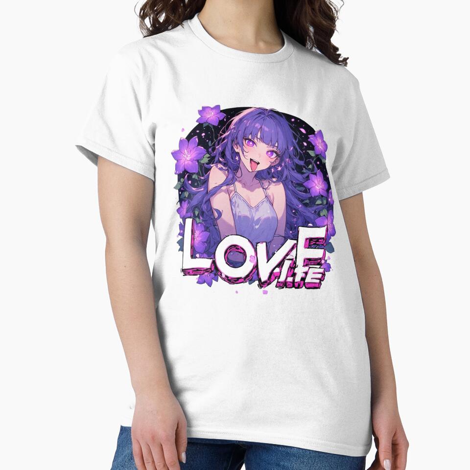 Anime purple girl by Radhestore