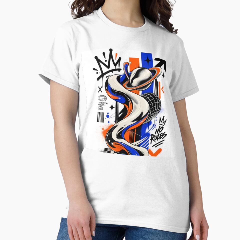 Retro Funk Orbit – Modern Street Pop Abstract by moditeck