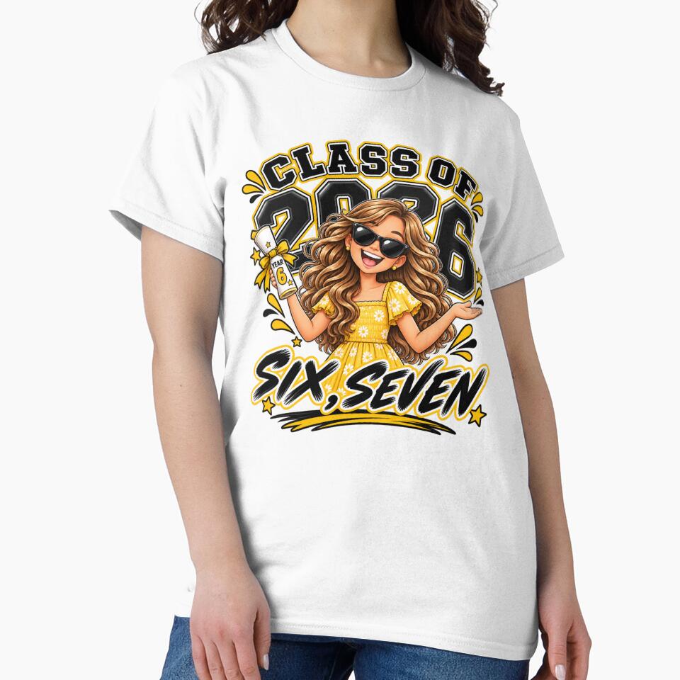 Class of 2026 Funny Graduation Shirt | Grade 6 Formal wear girl 2026 T-Shirt | Graduate Gift by MotivatEd Learners