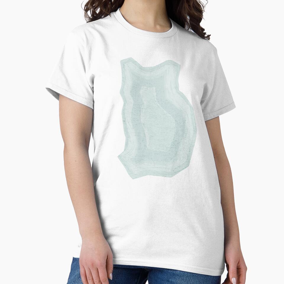 Agate Cat Stone Flow Watery Light Blue by miavaldez