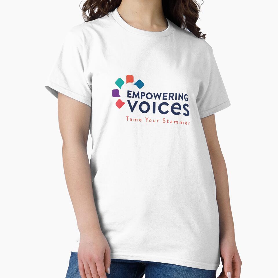 Empowering Voices logo with text & strapline by EmpVoicesShop