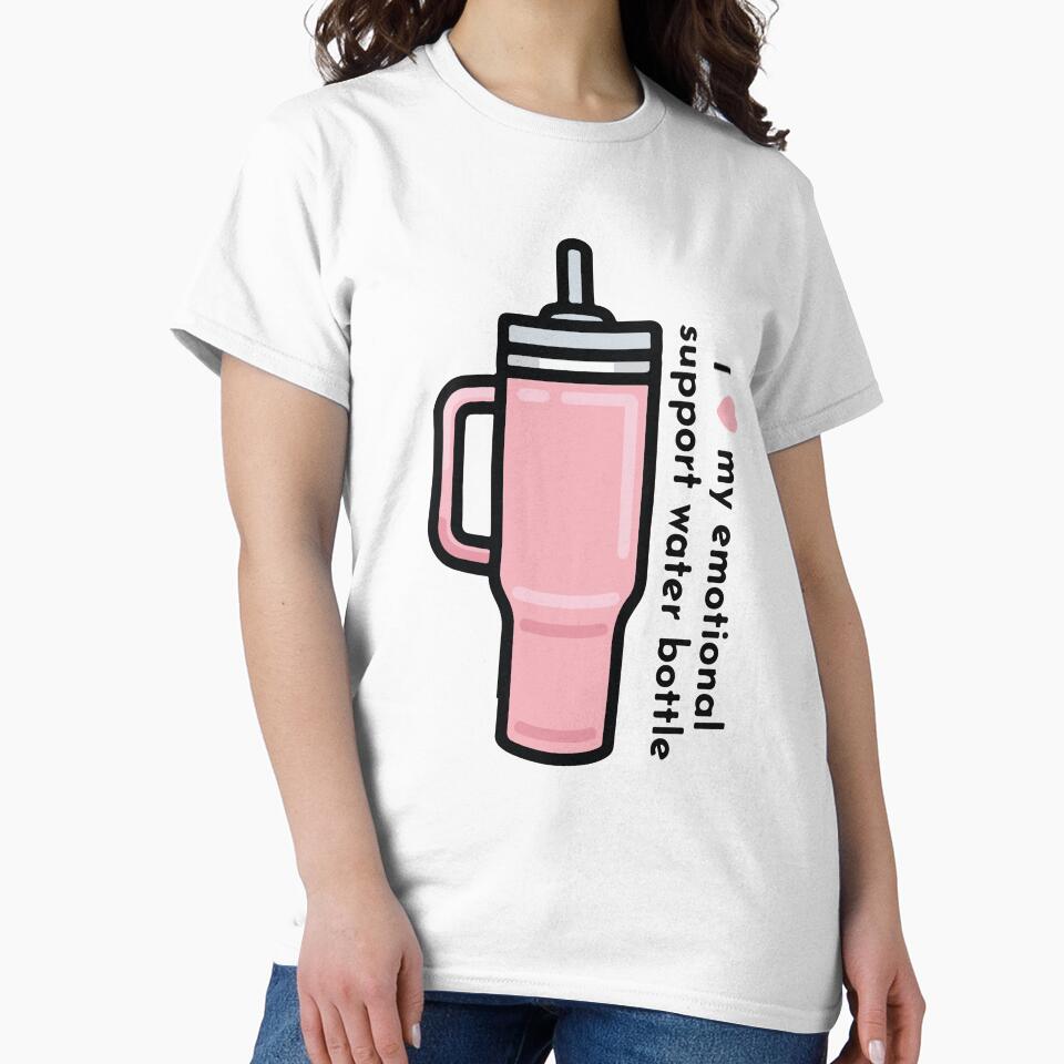I love my emotional support water bottle stanley cup by BrownHorse90s