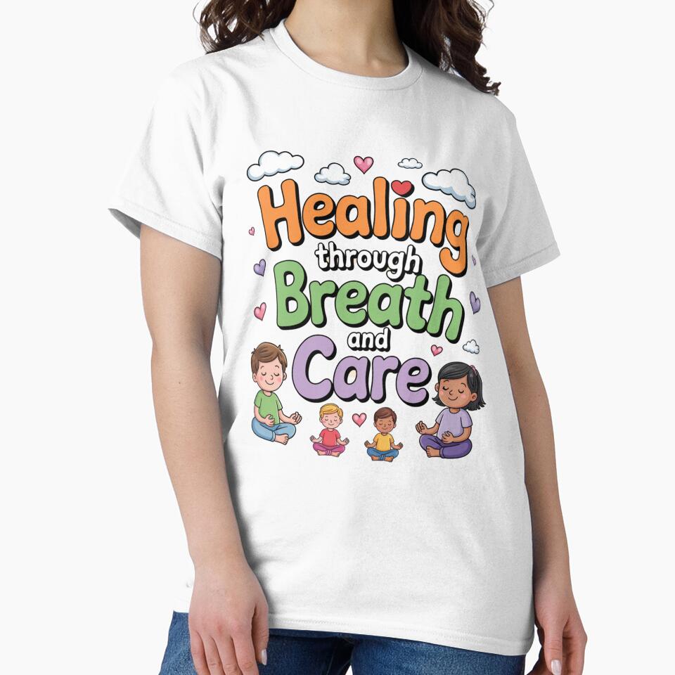 Yoga Scrubs and Tiny Hugs Shirt – Funny Pediatric Nurse Design for Zen RN Life & Relaxed Healing Vibes by Giuggimade