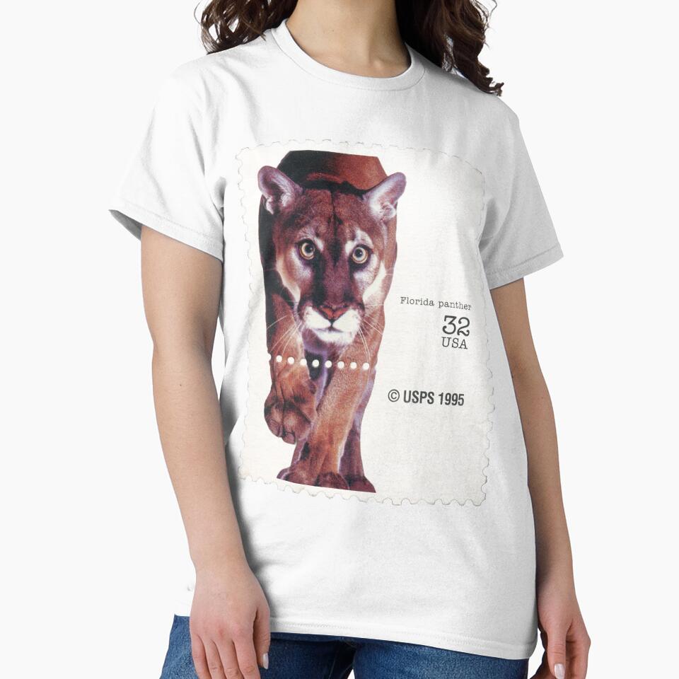 USA Endangered Species- Florida Panther (White) by brightsouls