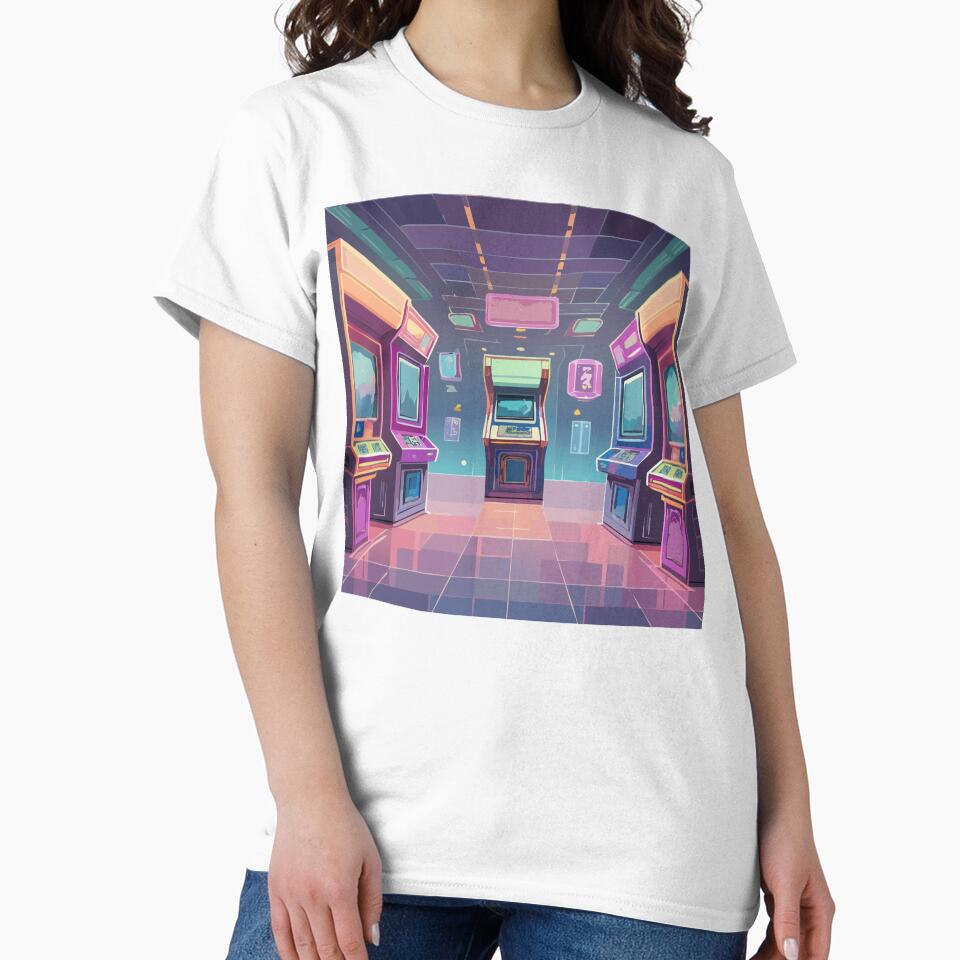 Neon Arcade – Retro Futuristic Gaming Vibes by ZeoraStudio