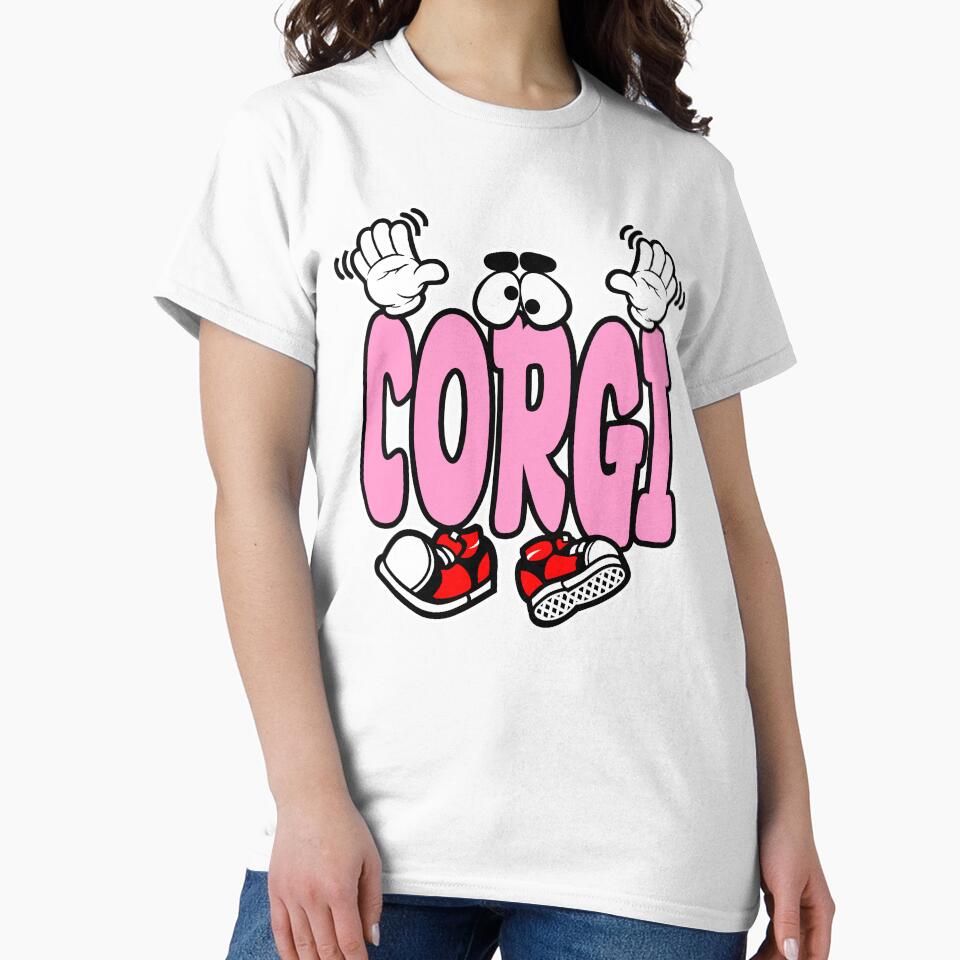 CORGI - PETS Words Character Bold Retro by NFTWords