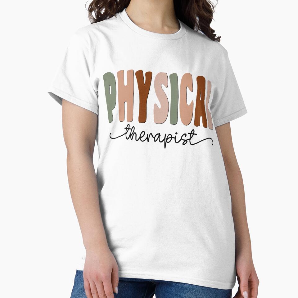 Physical Therapist Boho Retro Script Design by mysticblvd