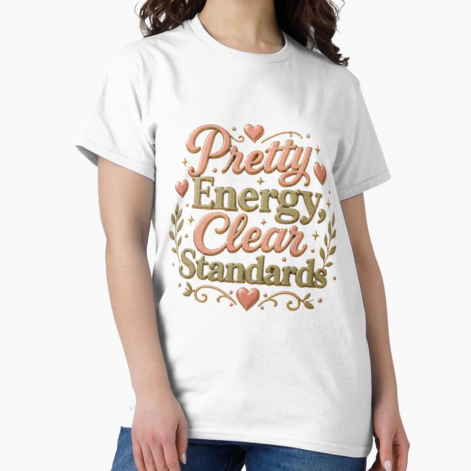Pretty Energy Clean Standards Self Respect Quote by JagrDesigns