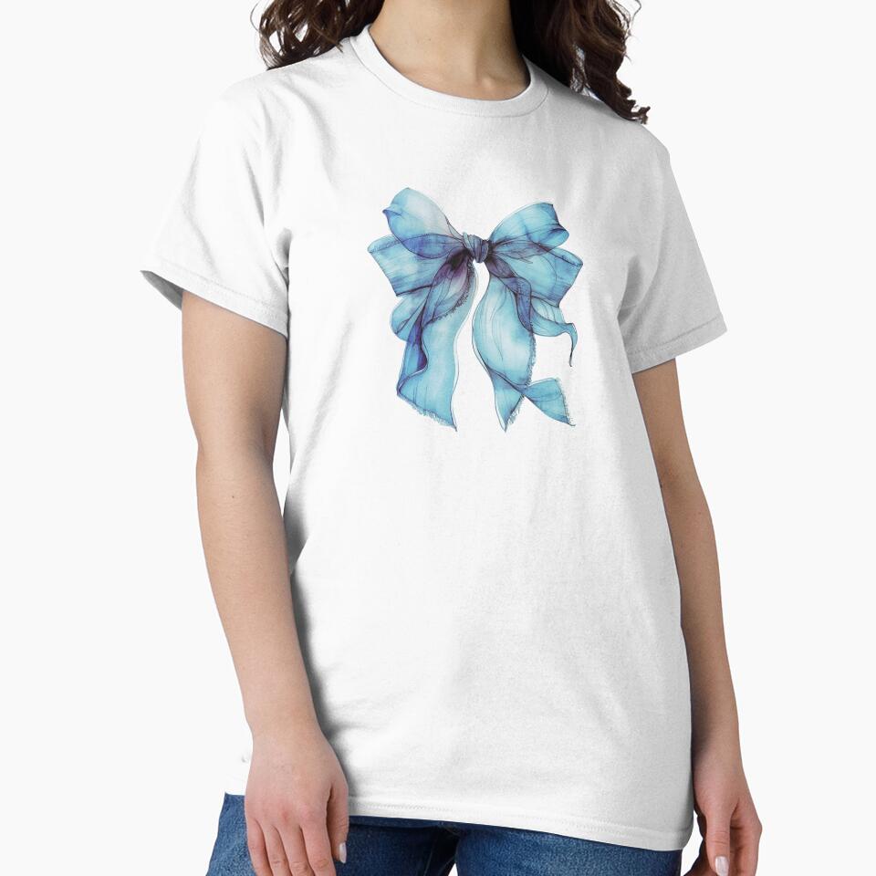 Blue coquette bow by AnnDart