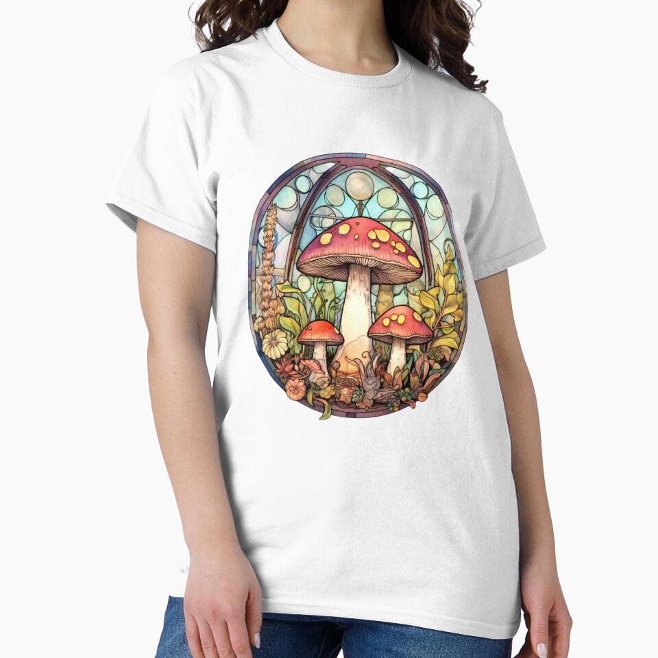 Mushroom Stained Glass by OutbreakDesigns