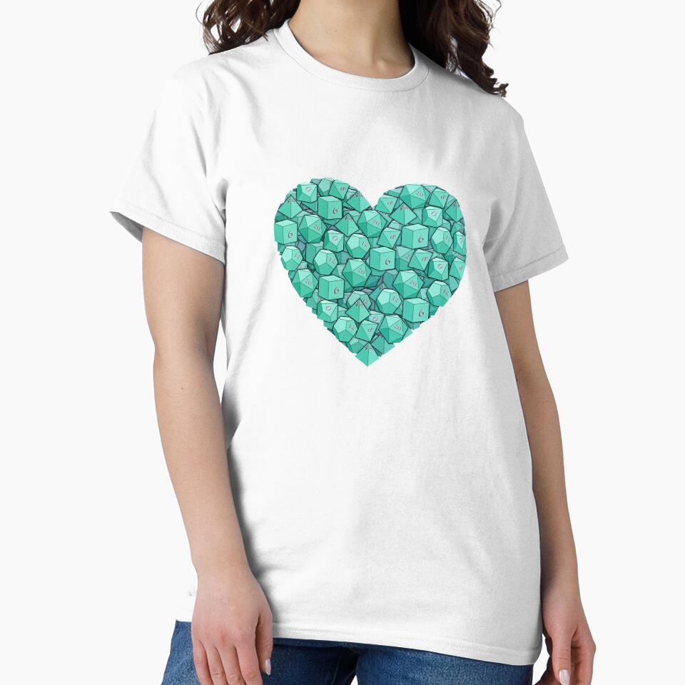 Dice Heart - Cyan by -Solarly-