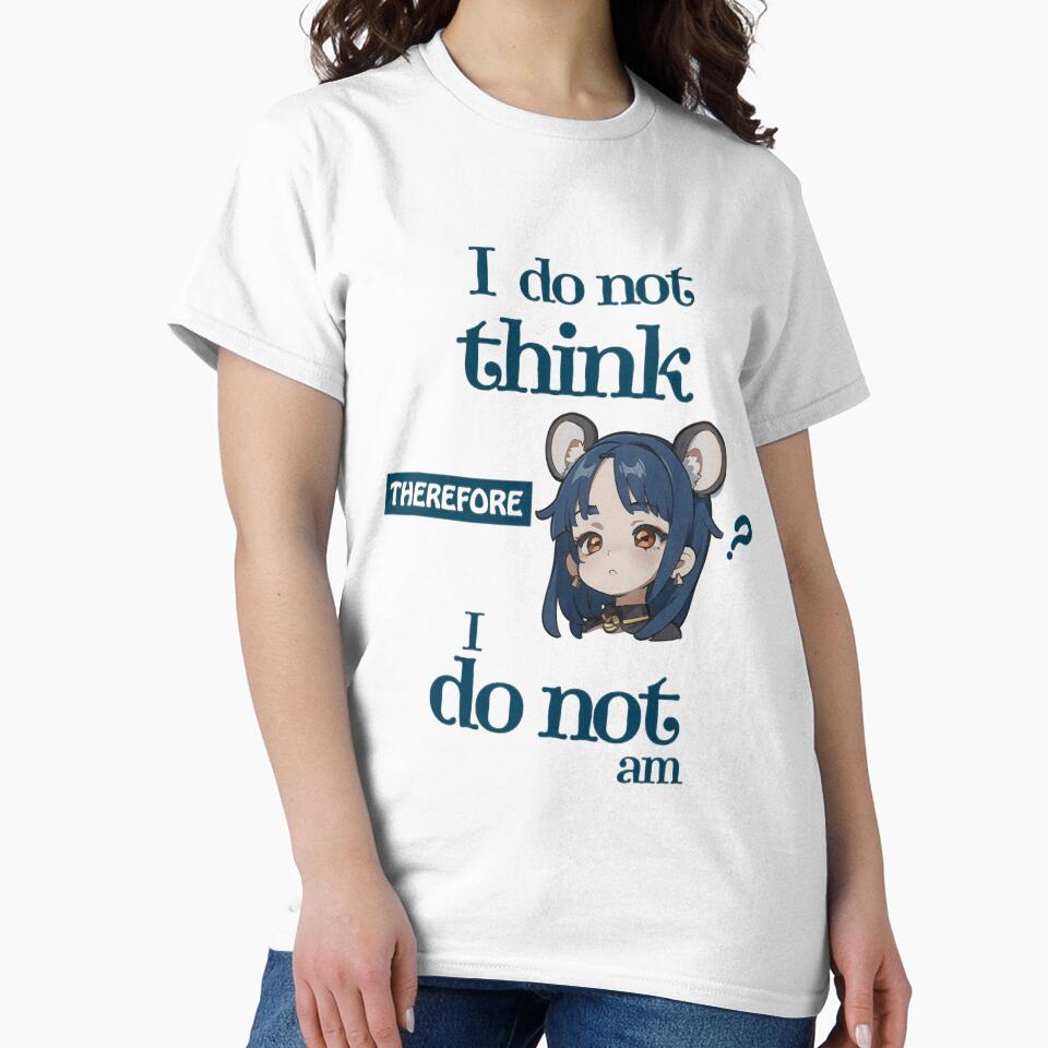 I Do Not Think Therefore I Do Not Am Kawaii 3 by Civil-Style