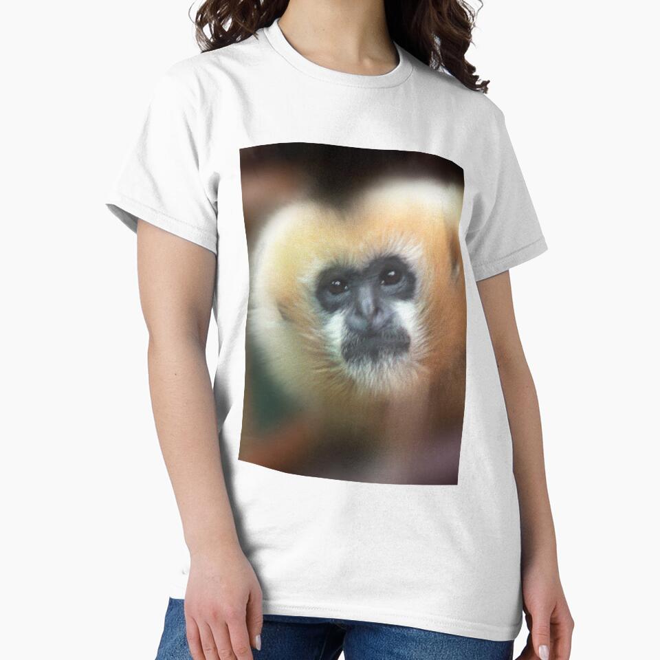Gibbon ape staring at camera by dangerouslyclos