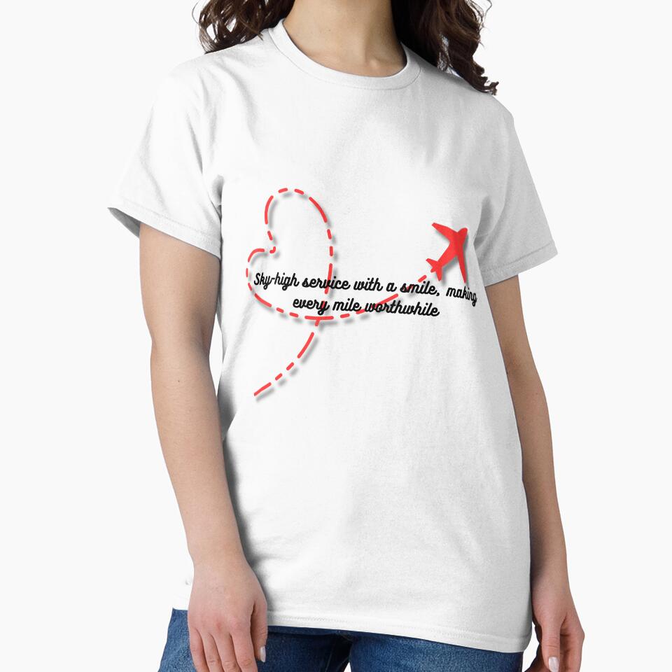 sky-high service with a smile by Gees512Tees