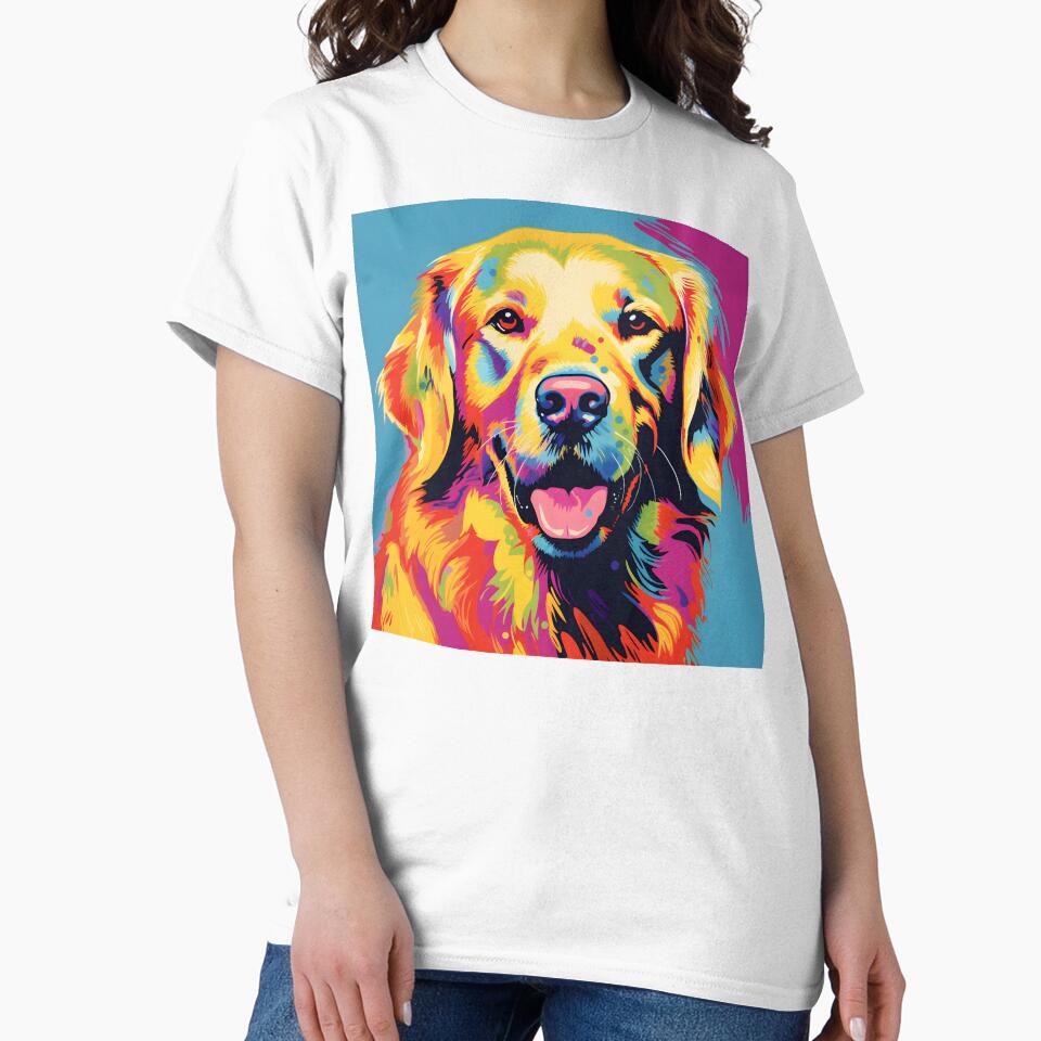 pop art digital print of Labrador Retriever by dcrc