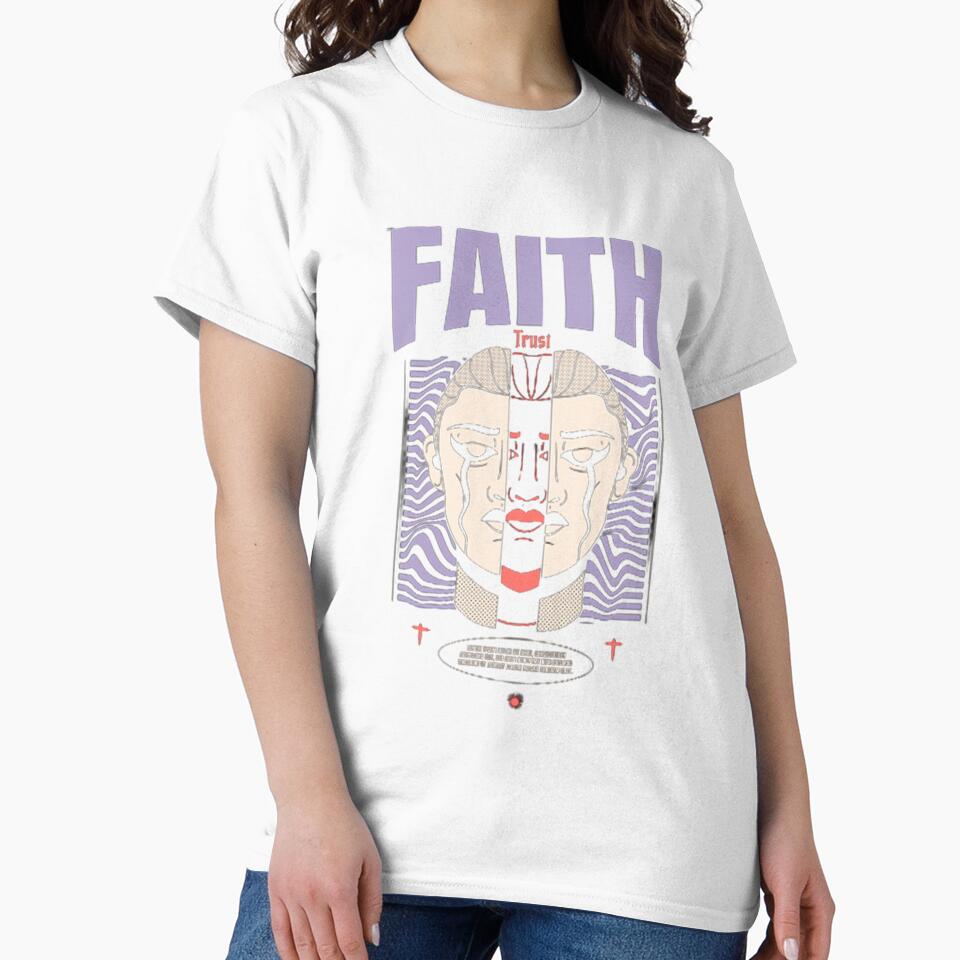 Hand drawn Faith for streetwear by Zonev